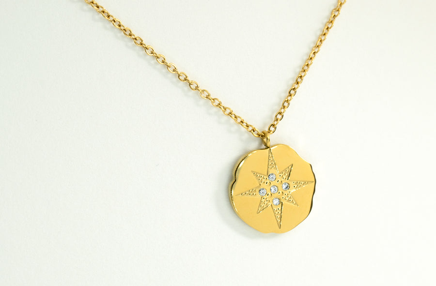 Gold Star Pendant Necklace