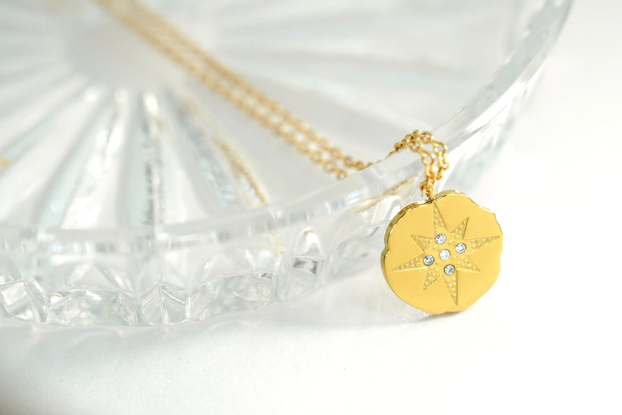Gold Star Pendant Necklace